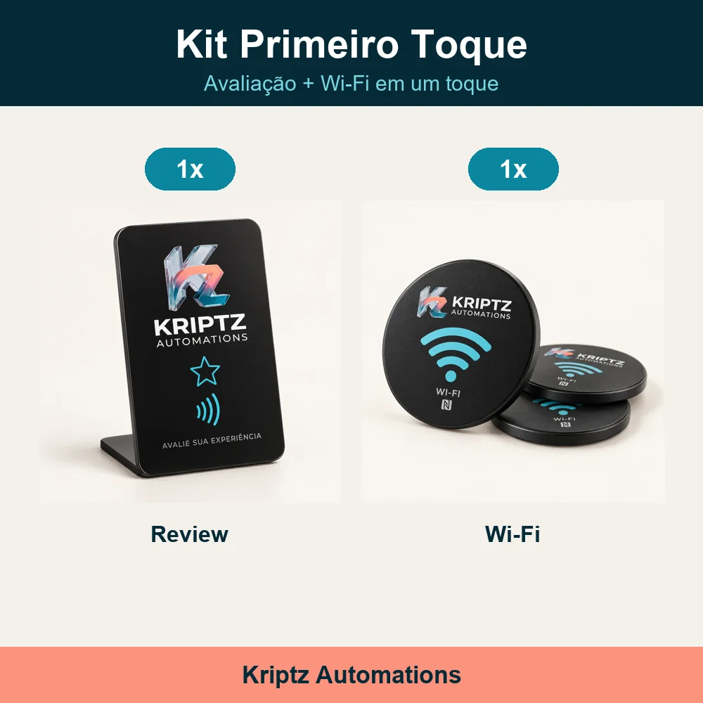 Kit Primeiro Toque: 1 Kriptz Review, 1 Kriptz Wi-Fi